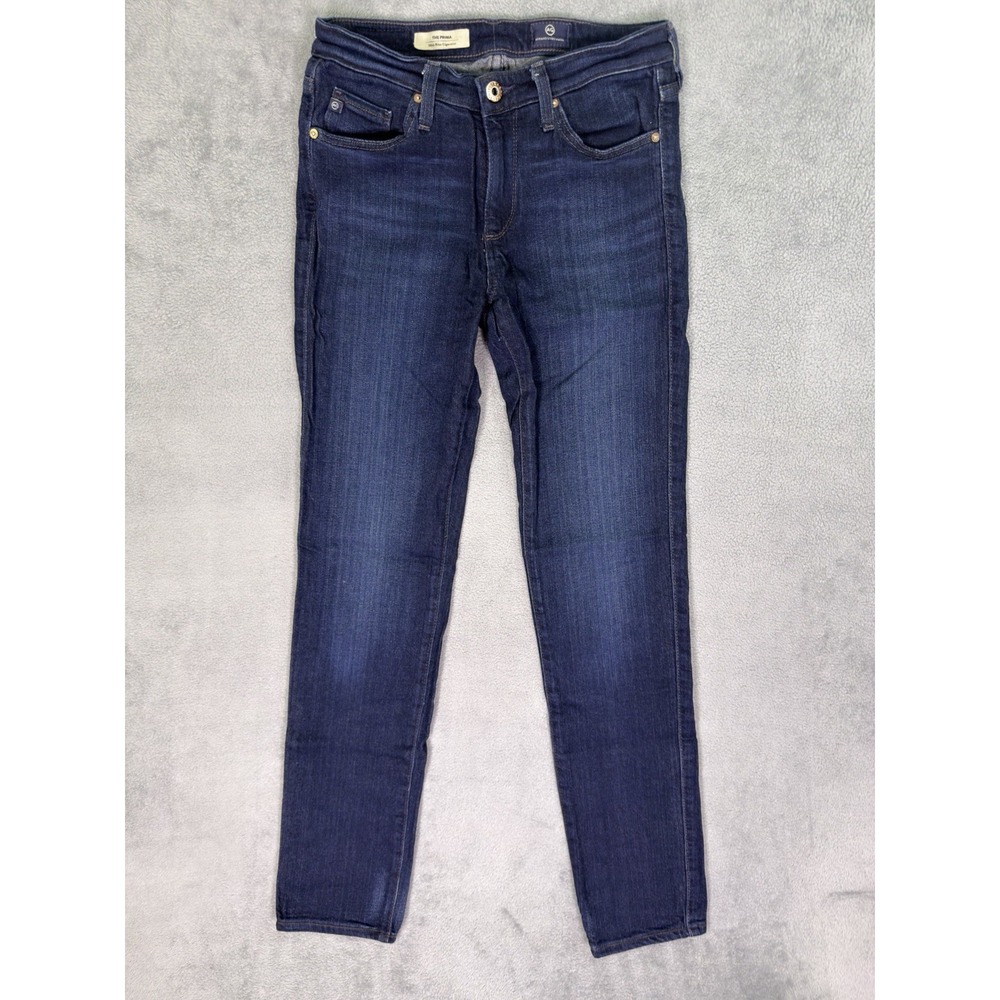 Adriano Goldschmied‎ Jeggings Jeans Womens 26R Blue Prima Mid Rise Cigarette